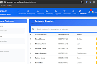 build a laravel PHP web application or backend
