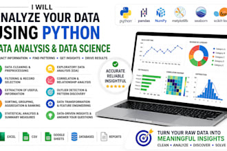 perform data analysis and data science using python