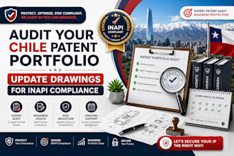 audit your chile patent portfolio and update drawings for inapi compliance