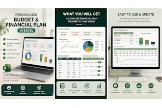create a personalized budget and financial plan in excel