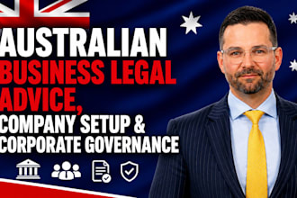 provide australian business legal advice, company setup and corporate governance