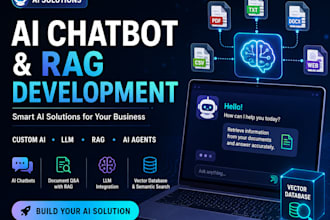 build a custom ai chatbot, rag system, or llm application