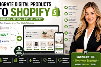 migrate digital products from stanstore gumroad sellfy payhip etsy to shopify