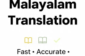 translate english to malayalam accurately and fast