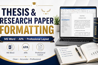 professionally format your thesis, research paper, and references
