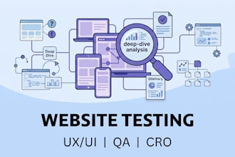 test, critique and review your website and user journey