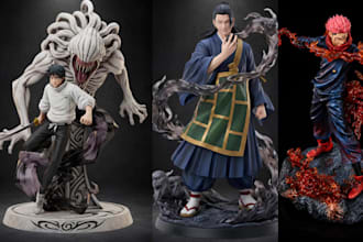3d print and paint anime figures dnd miniature stl resin printing figure statues
