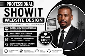 design a custom showit website to sell your online course