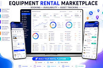 build equipment rental marketplace with booking system