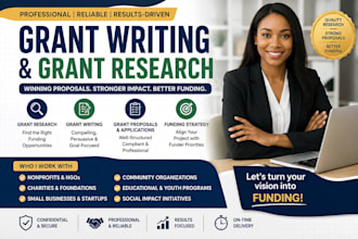 research grants and write compelling nonprofit grant proposals