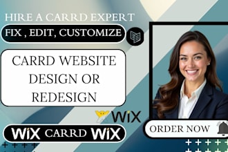 design carrd website, carrd landing page and redesign carrd co website