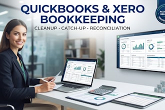 do bookkeeping in quickbooks online and xero
