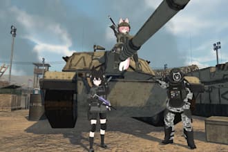 create a custom vrchat avatar, spartan, scp, military, furry or anime avatar