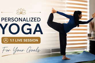 offer personalised yoga sessions for your goals