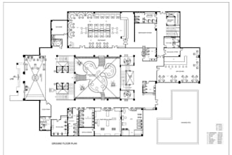 create technical floor plan, restaurant layout,cad drafting,space allocation,bom