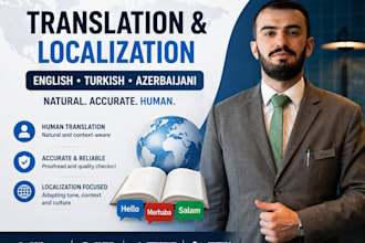 translate and localize english turkish and azerbaijani