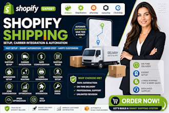 shopify shipping carrier integration and automation system via clickship shippo