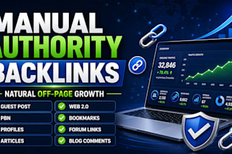 build manual authority backlinks for natural off page growth