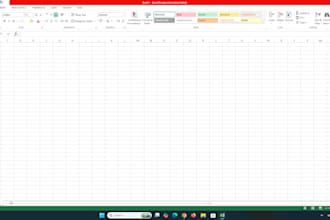 do excel data entry, formatting, and standard spreadsheet tasks