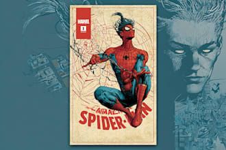 draw professional comic book cover, novel, or poster art
