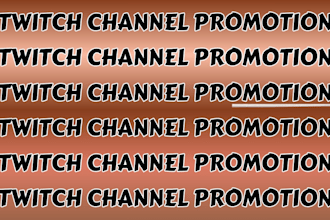 promote twitch live viewers with twitch channel promotion