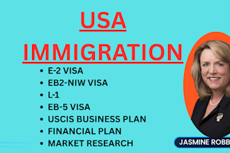 write visa business plan for e2, eb2 niw, eb1 and l1