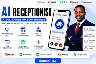 build a custom ai voice receptionist and phone assistant