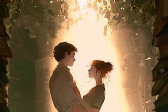 create elegant romantic book cover art for your novel