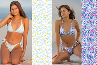 design unique bikini patterns for your swimwear brand