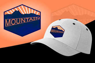 do creative hat logo,patch design