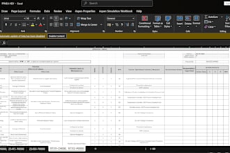 do all types of task on ms excle for you