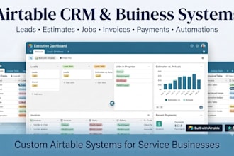 build custom airtable CRM and operations systems
