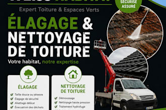 je vais créer un flyer professionnel percutant