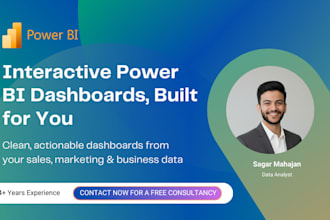design an interactive power bi dashboard