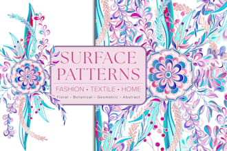 design seamless surface patterns for fashion and textiles