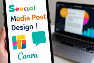 design stunning social media posts, banners and flyers in canva