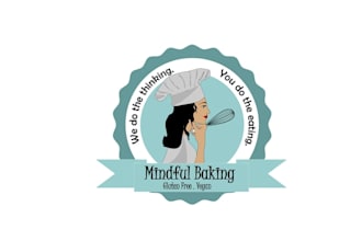 create thrilling classic logo for mindful baking