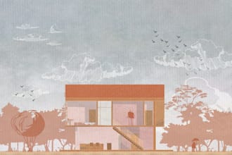 illustrate and collage your architecture sections