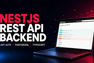 develop nodejs nestjs backend rest API with jwt authentication