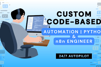 build custom python ai automation bot, n8n workflow and lead generation