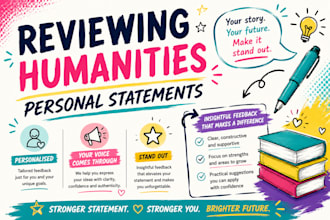 proofread and edit humanities personal statements