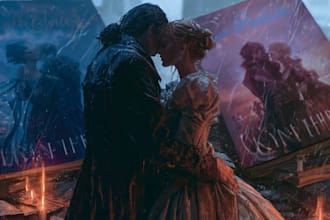 design a beautiful professional romance novel cover