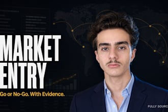 do market entry research and write a feasibility study report