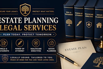draft a comprehensive estate planning legal document package