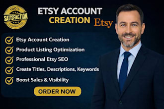 open verified etsy seller account etsy account creation etsy store setup