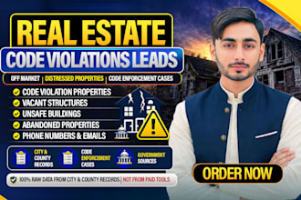 do real estate code violation and distressed property leads