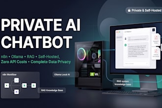 install a private ai chatbot using n8n and ollama