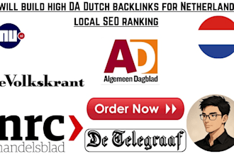 build high dutch backlinks for netherlands local SEO ranking