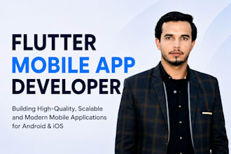 develop a flutter app with firebase and API integration