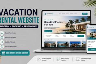 create vacation rental website, short term rental, booking website, lodgify